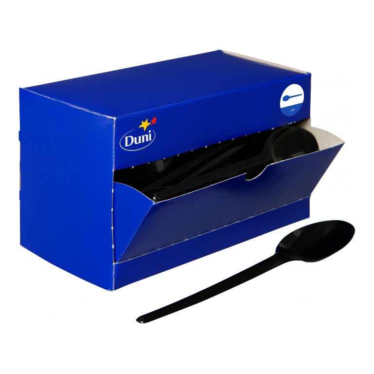 DISPENSER CUCCHIAI GRAND 180mm 150pz MS (8 pz) COD 170893 DUNI NERO